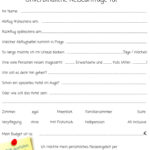 Reiseanfrage Homepage